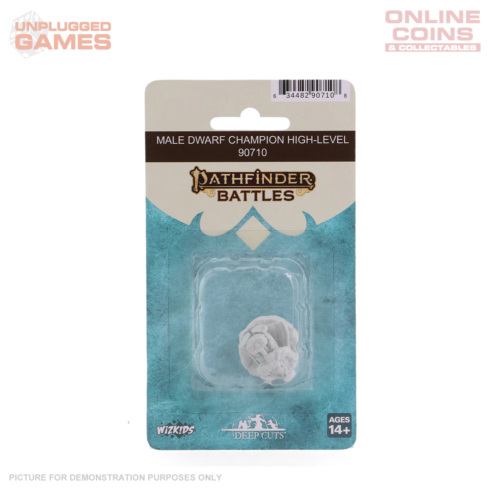 Pathfinder Deep Cuts - Male Dwarf Champion High-Level